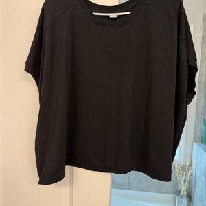 Old Navy Black Short-Sleeve Crewneck Tee